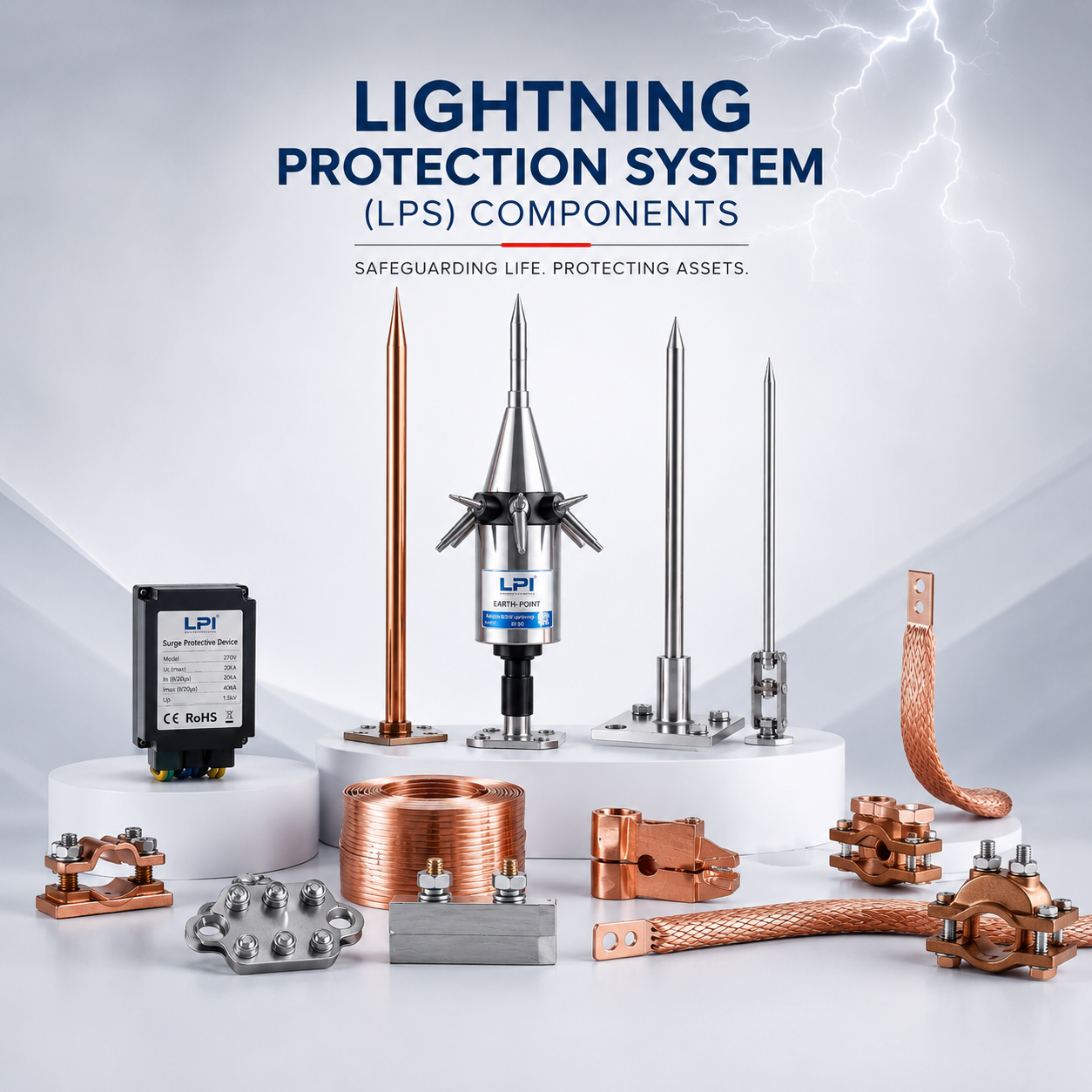 Lightning Protection System (LPS) Components